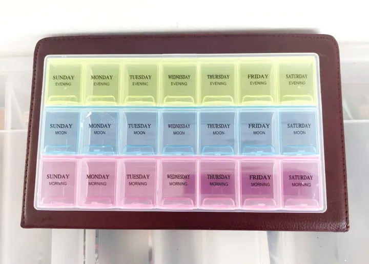 7 Day Morning / Afternoon / Night Pill Box Organizer