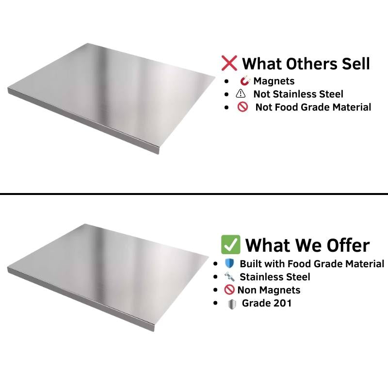 Stainless Steel Chopping Board (41x32cm)
