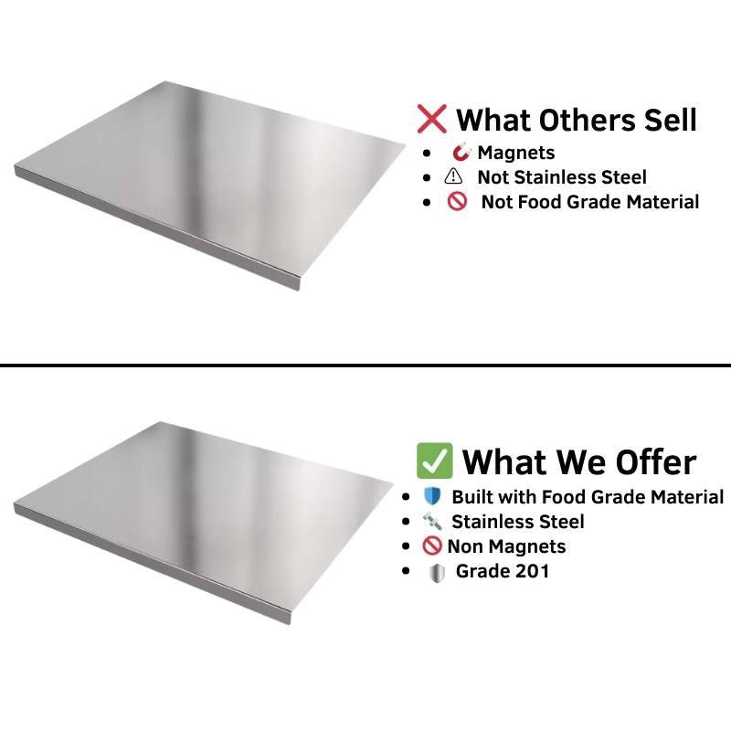 Stainless Steel Chopping Board (41x32cm)