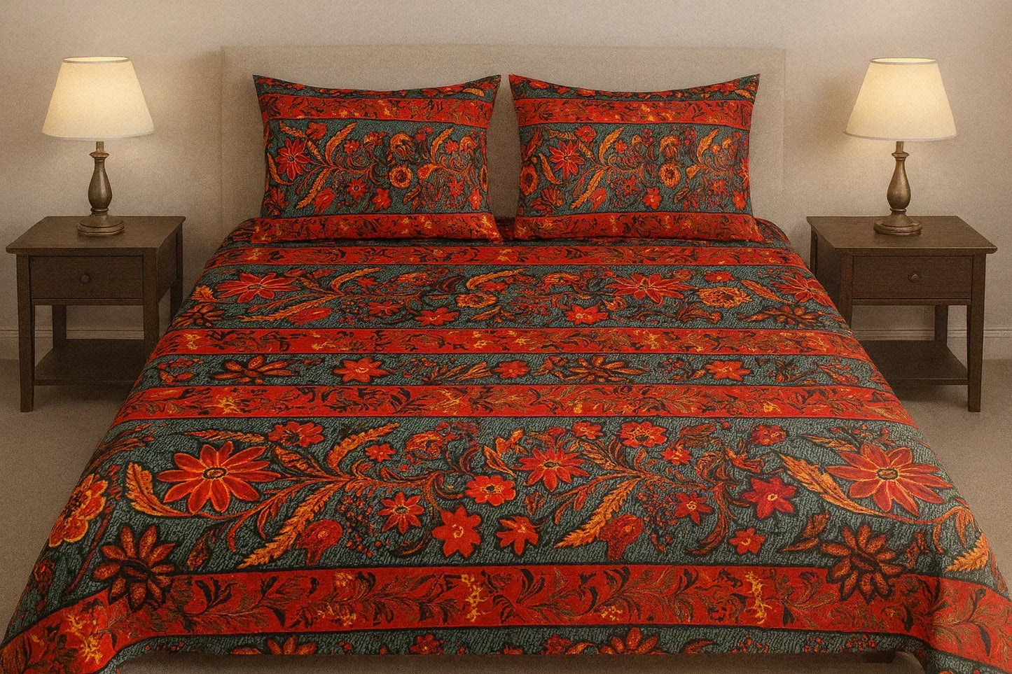 Mocha - Bedsheet - Gharaana