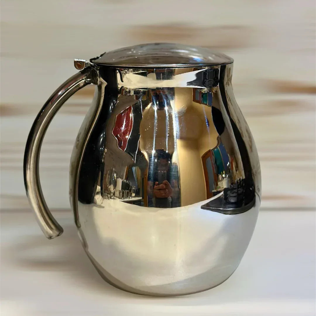 Round Reflection Jug - Stainless Steel - Gharaana