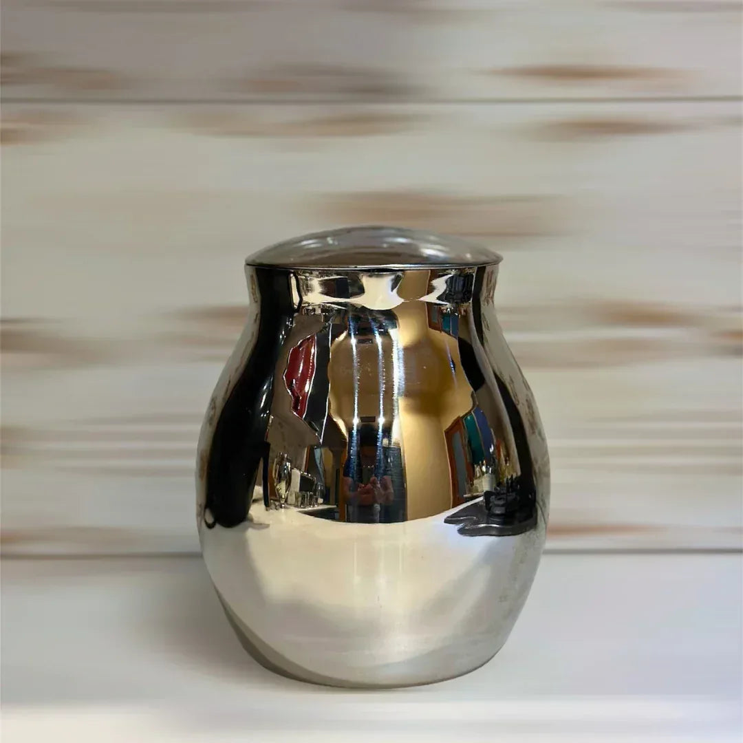 Round Reflection Jug - Stainless Steel - Gharaana