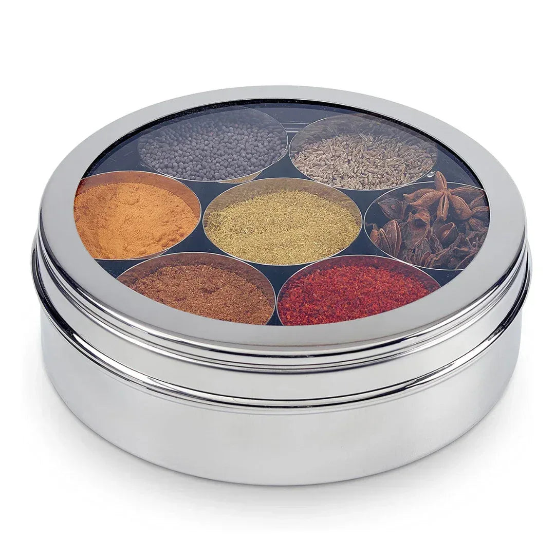 Spice Box - Stainless Steel - Gharaana