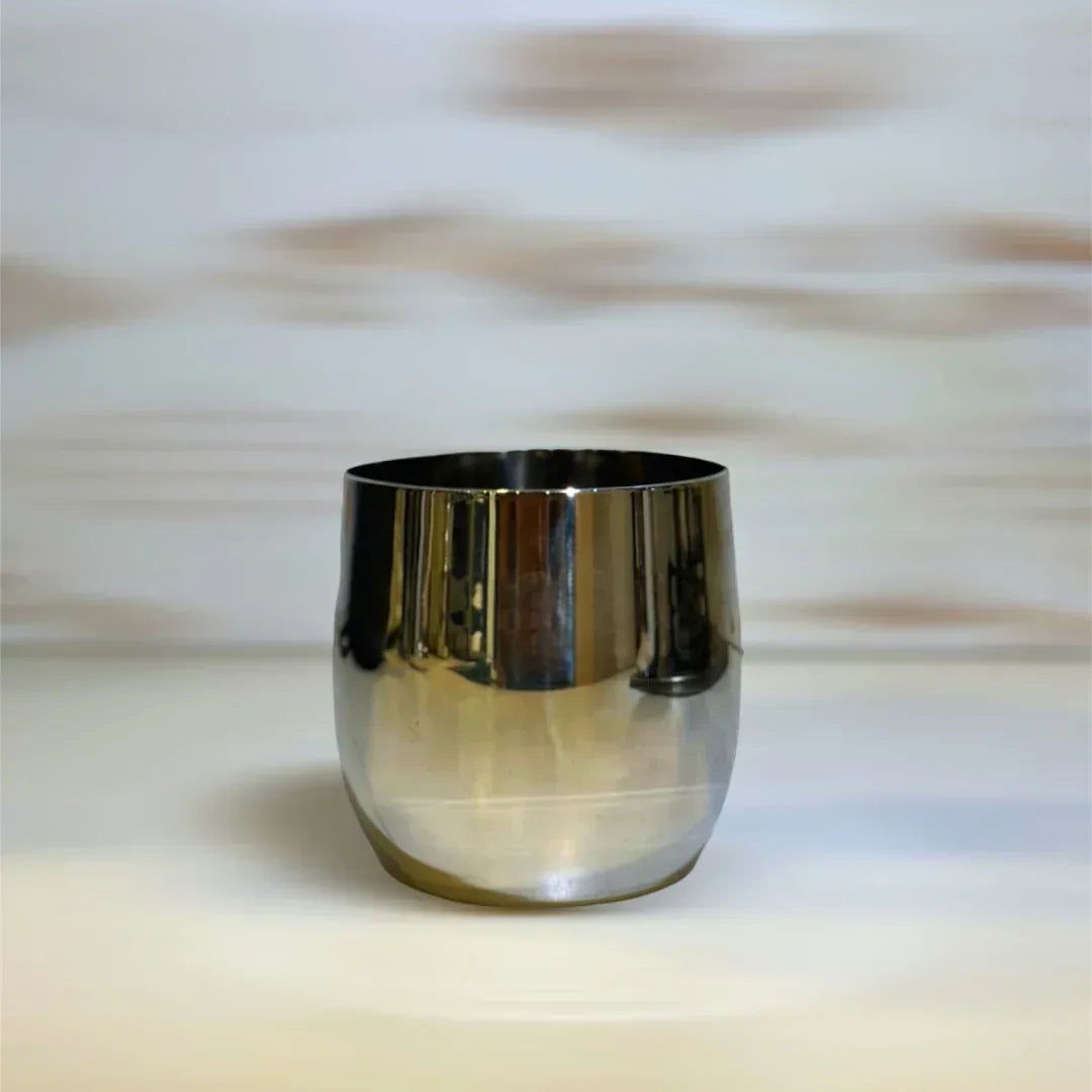 Round Glass - Stainless Steel - Gharaana