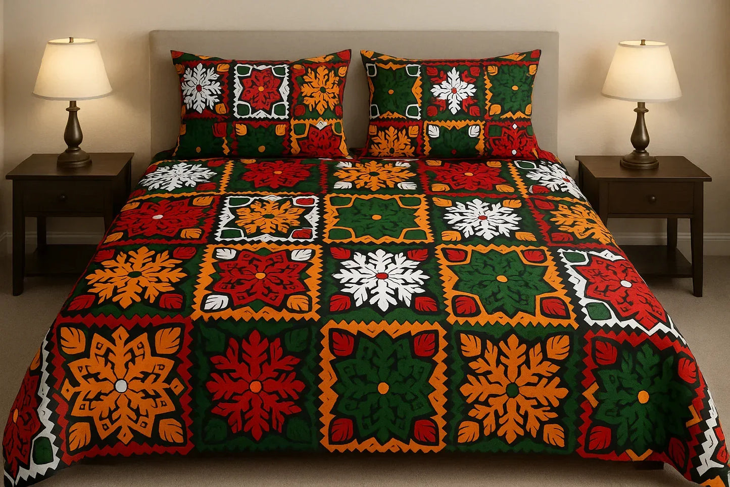 Bloom Aura - Bedsheet - Gharaana