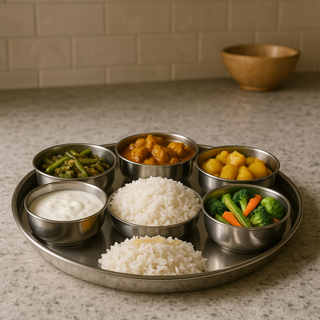 Indian Thaali Set - 6 pc