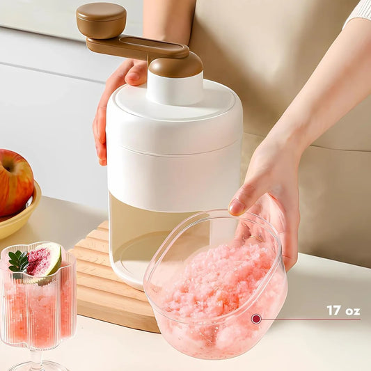 Manual Ice Crusher – Portable Ice Shaver