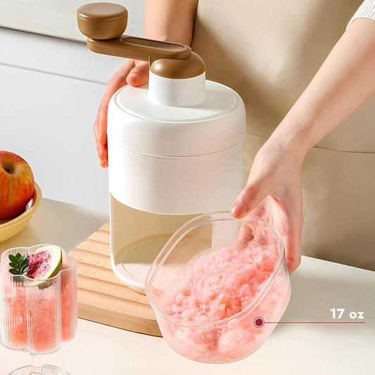 Manual Ice Crusher – Portable Ice Shaver