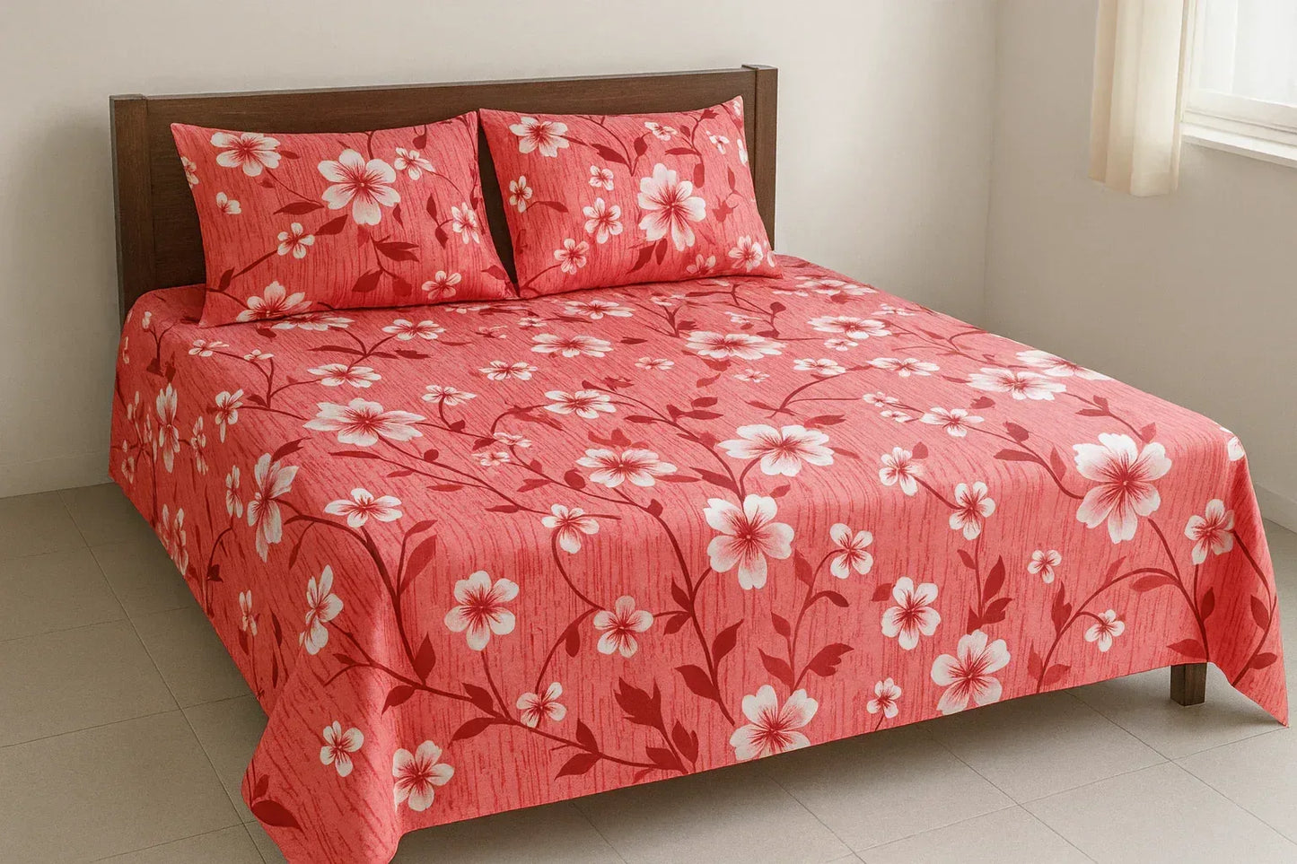 Cotton Rose - Bedsheet - Gharaana