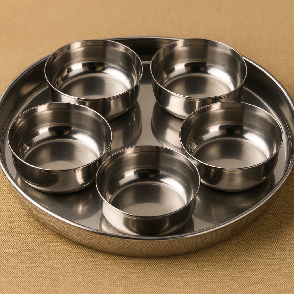 Indian Thaali Set - 6 pc