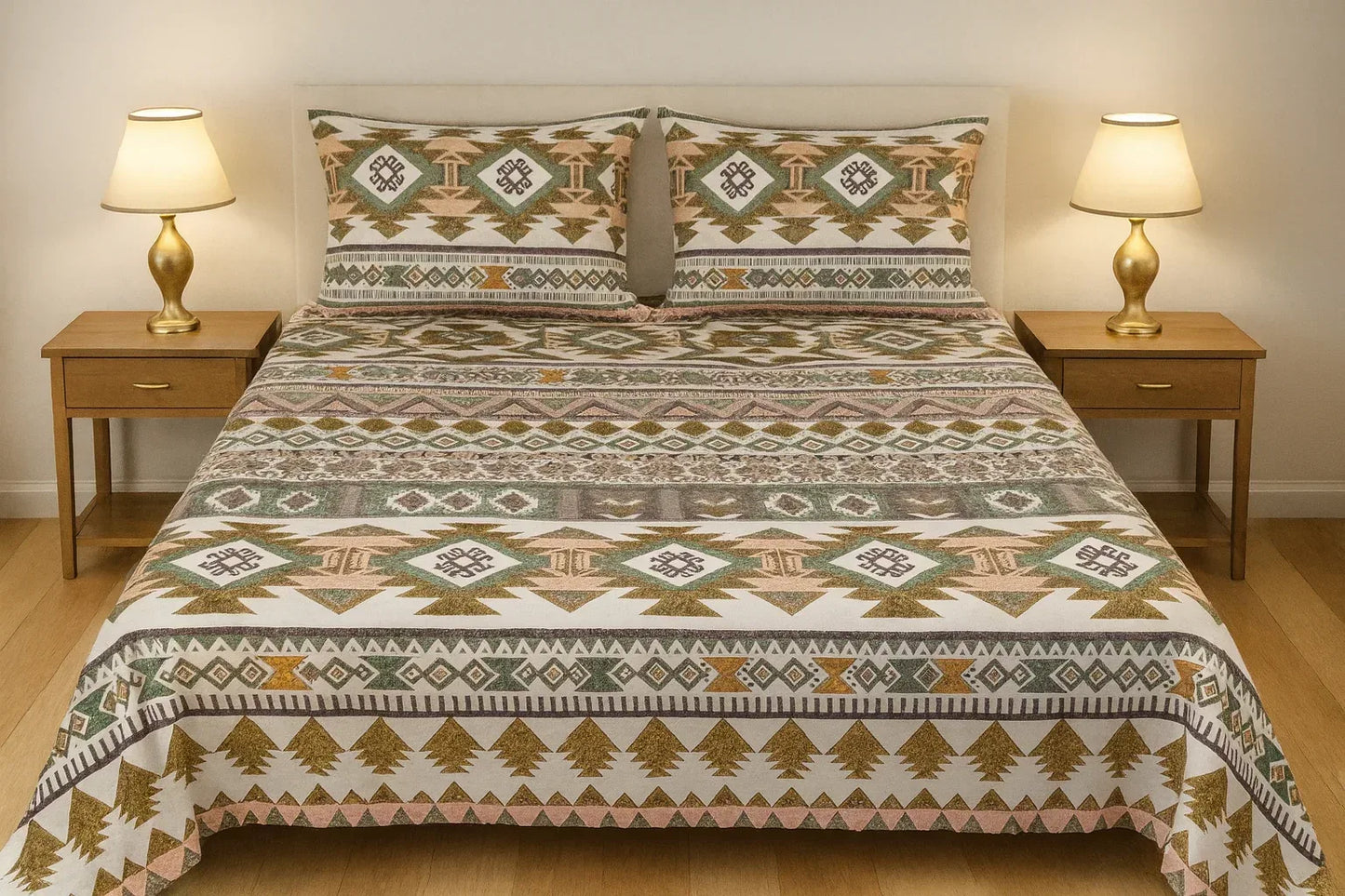 Ocean Swirl - Bedsheet - Gharaana