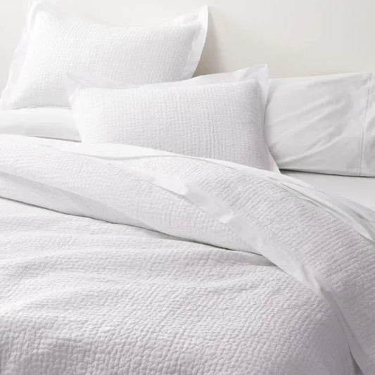Ball Fiber Pillow - White - Gharaana