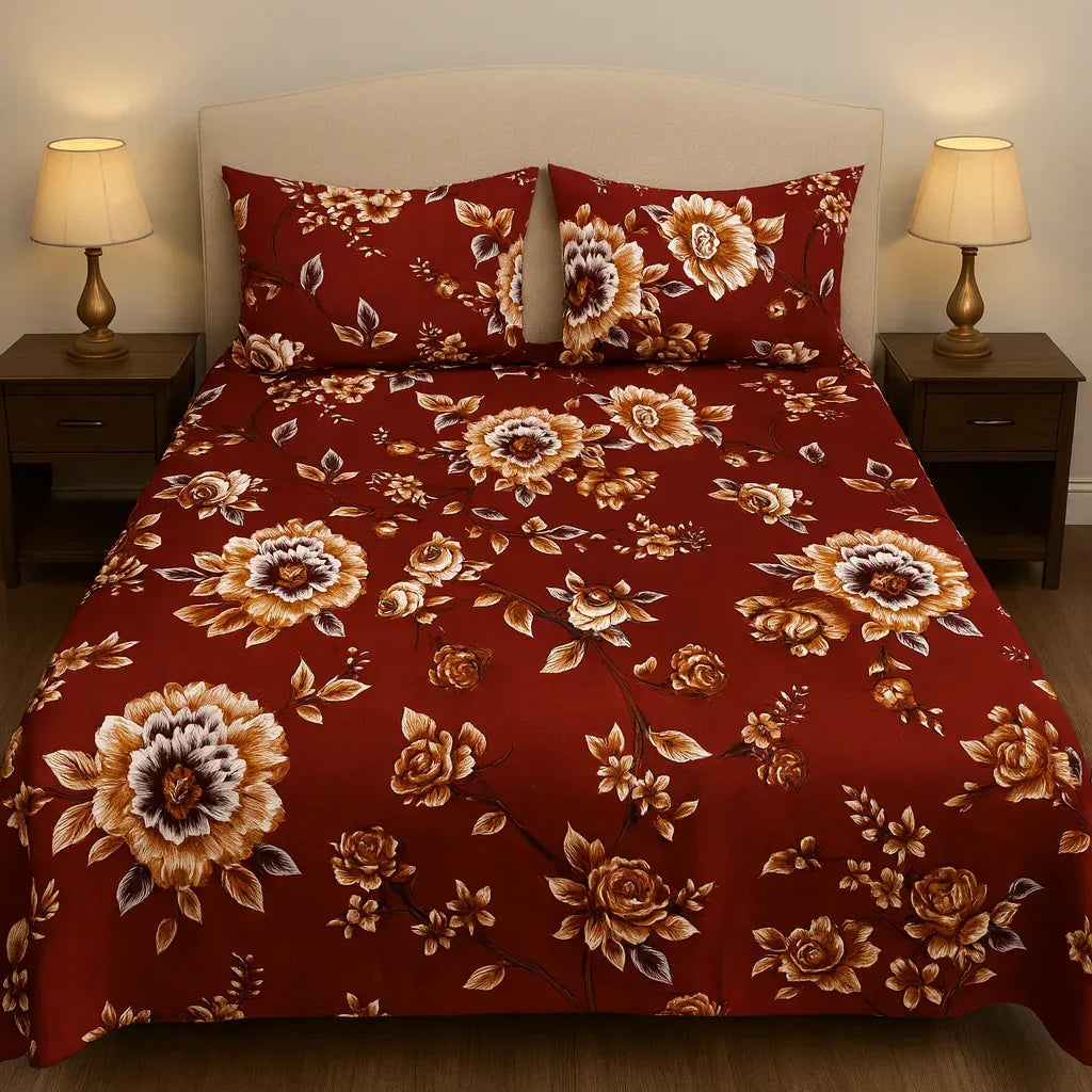 Serene Threads - Bedsheet - Gharaana