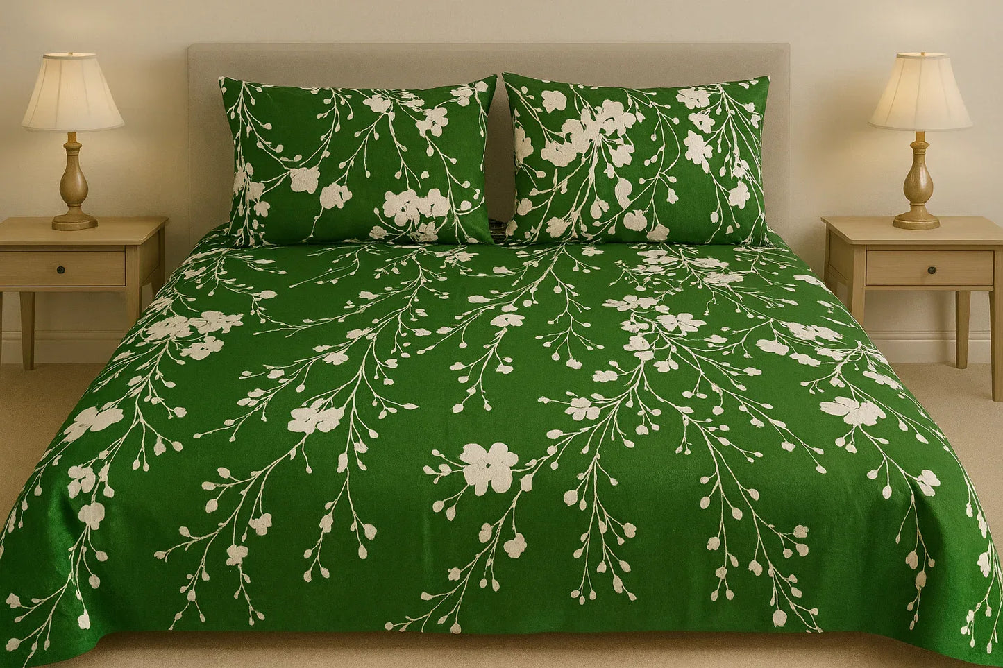 Emerald Garden - Bedsheet - Gharaana