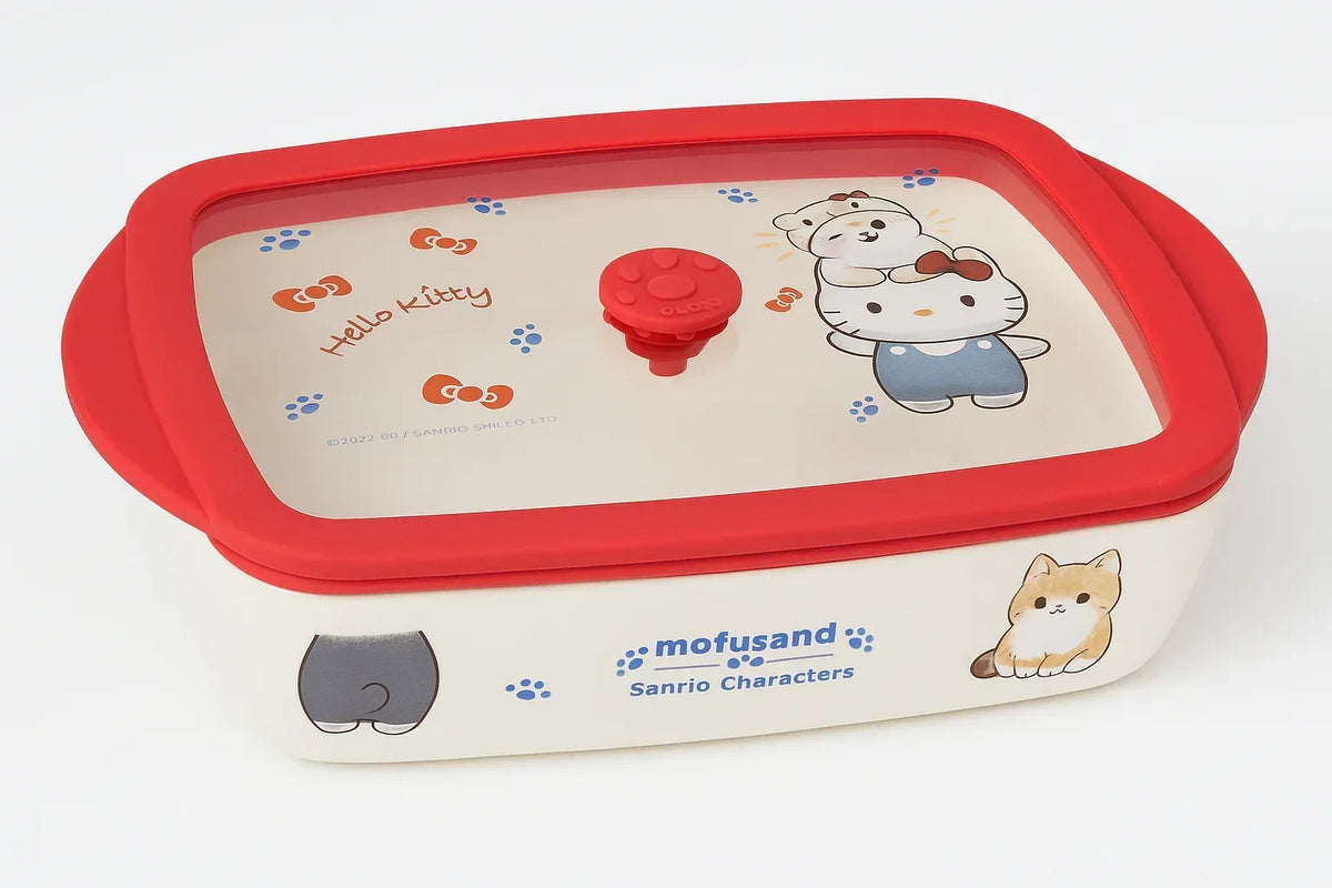 Mofusand Sanrio Characters Air Tight Silicone Tiffin Box - Gharaana