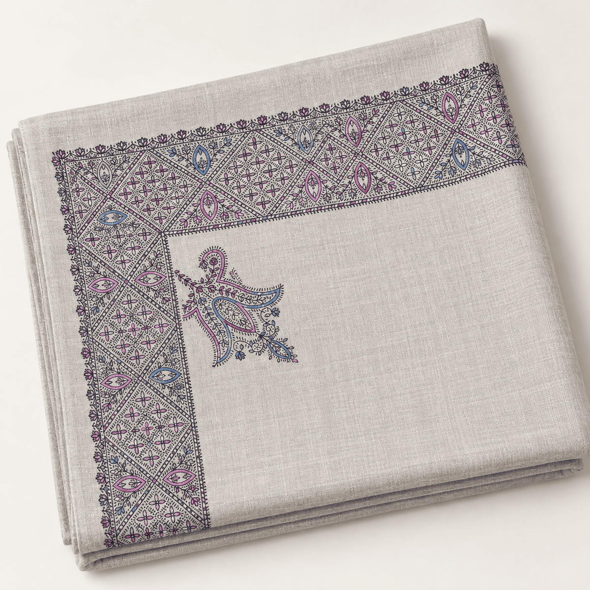 Premium Embroidered Pashmina Shawl - 2
