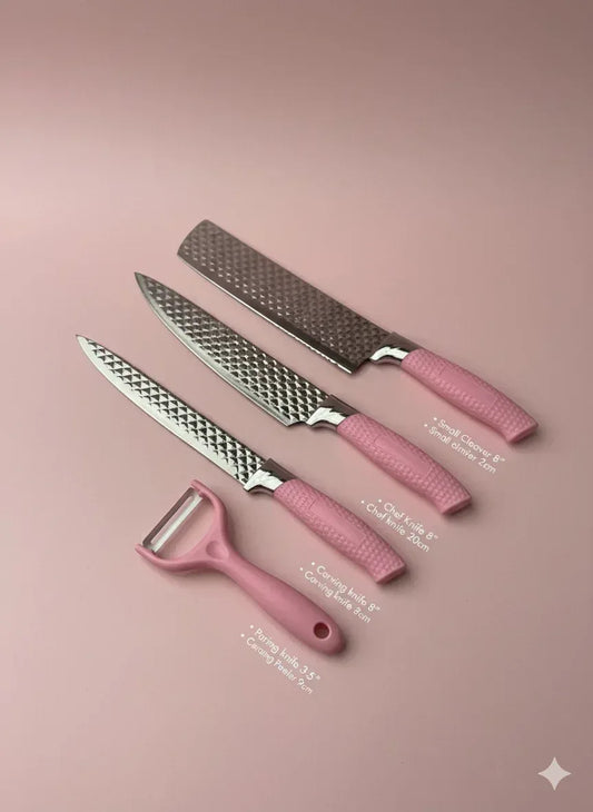 Corrugated 6 Piece Knife Set - Gharaana