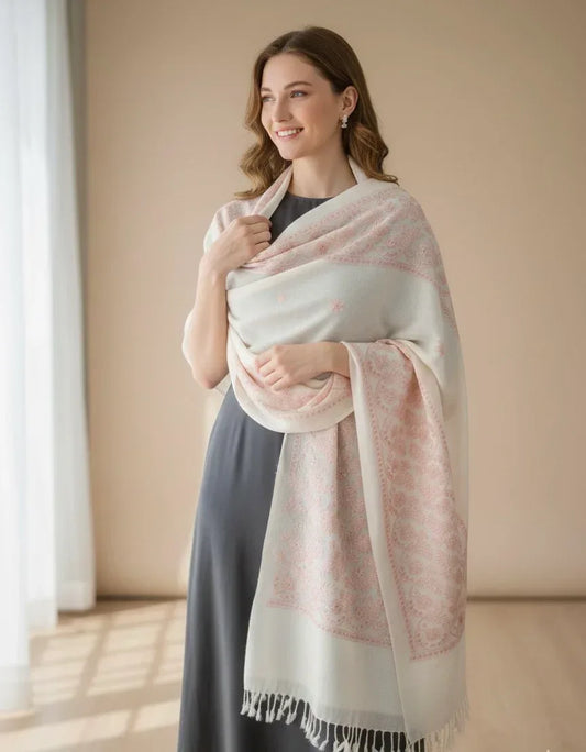 Swati Khaddi Wool Shawl - 1 - Gharaana