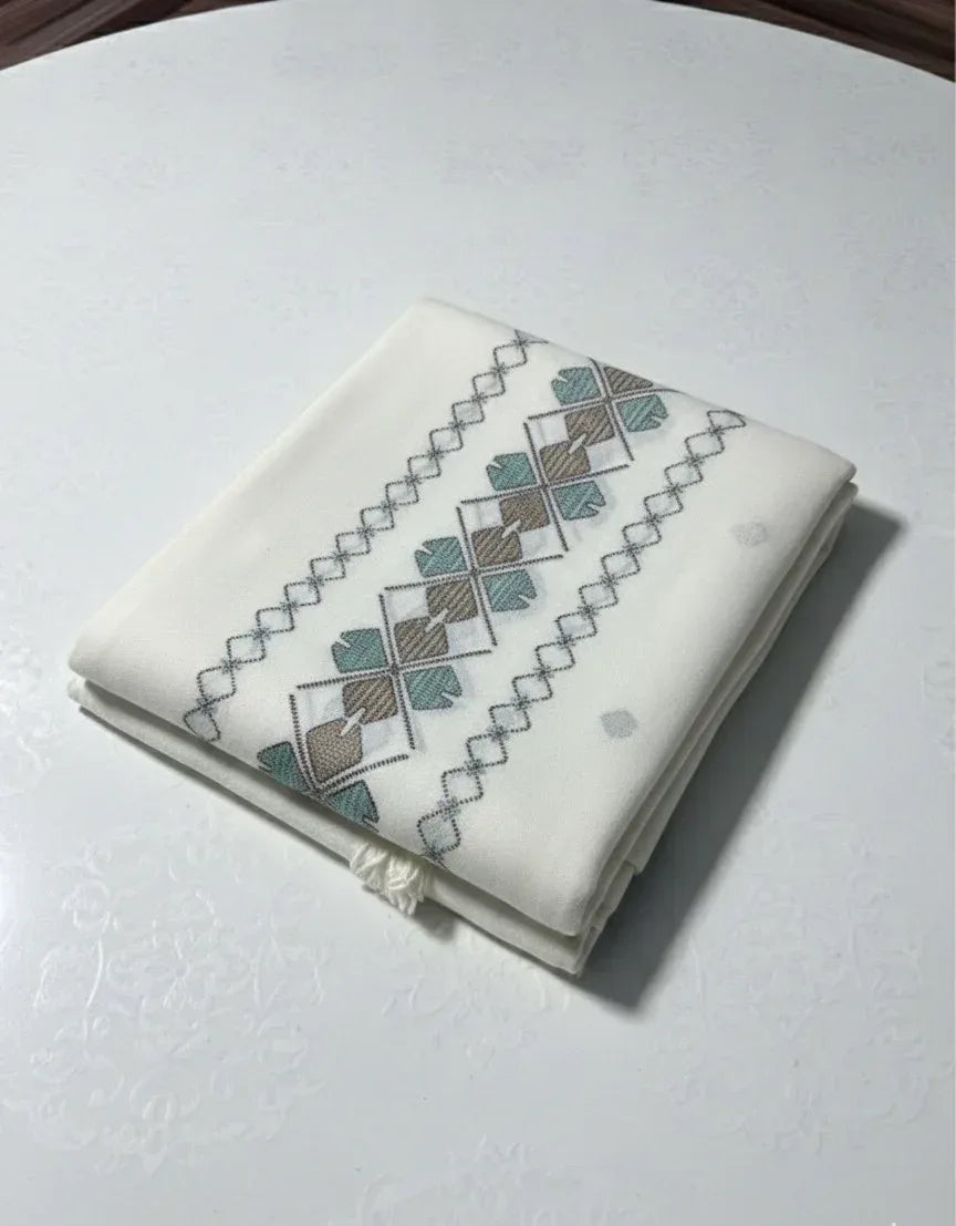 Swati Khaddi Wool Shawl - 4 - Gharaana