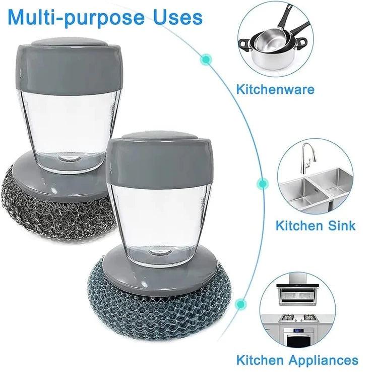 Soap Dispensing Palm Brush