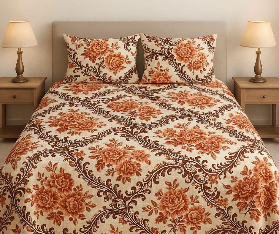 Peaches - Bedsheet - Gharaana