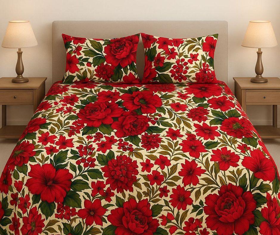 Floral Patch - Bedsheet - Gharaana
