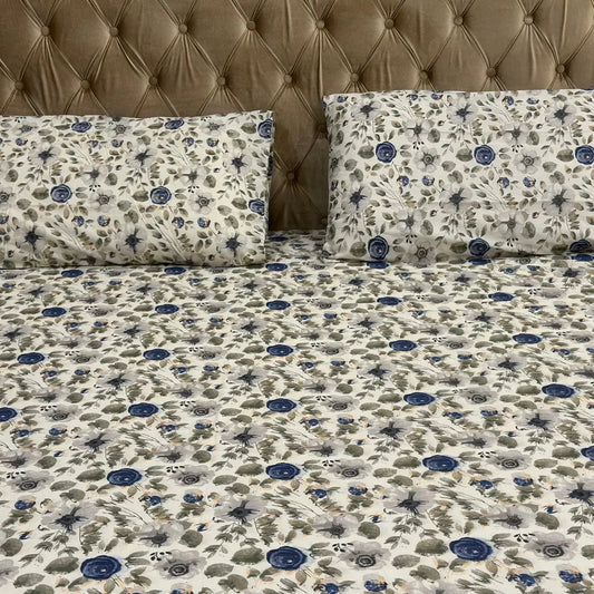 Vintage Floral - Bedsheet - Gharaana