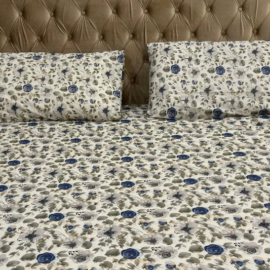 Vintage Floral - Bedsheet - Gharaana
