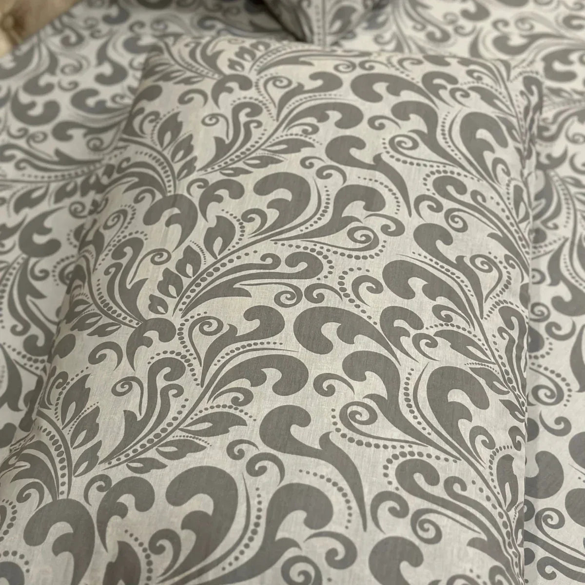 Grey Abstract - Bedsheet - Gharaana