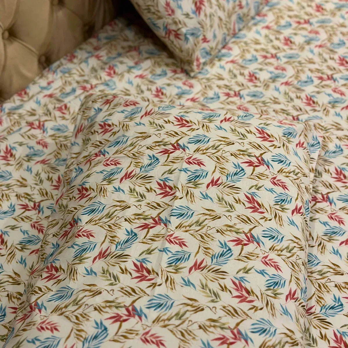 Leaves Abstract - Bedsheet - Gharaana