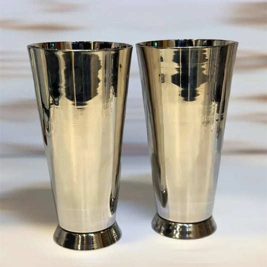 Thaal and Lassi Glass Deal Package - Stainless Steel - Gharaana