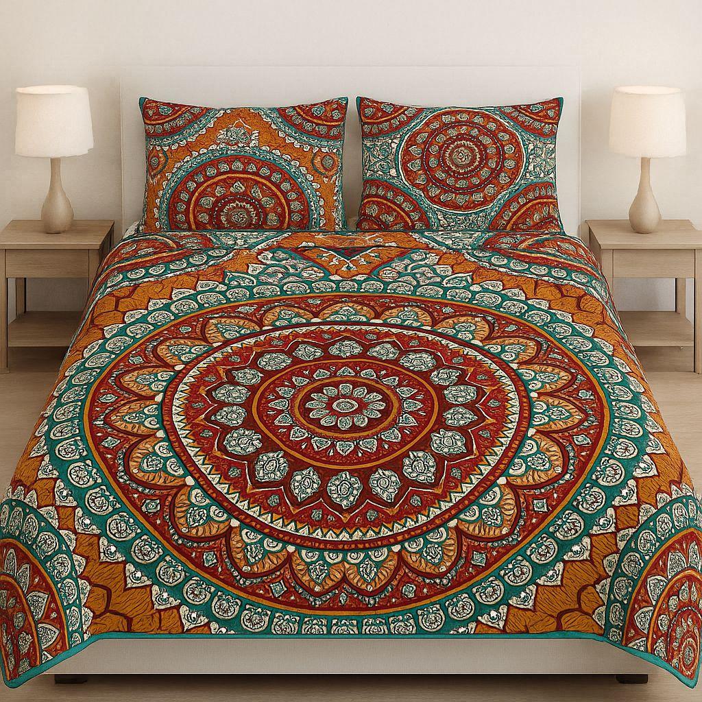 Tribal Twilight - Bedsheet - Gharaana