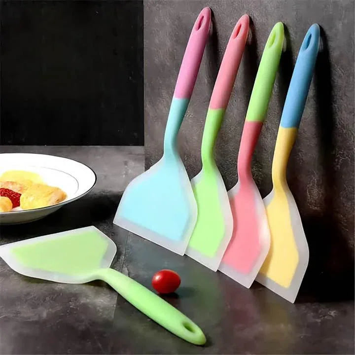 Heat Resistant Non-stick Silicone Wide Spatula - Gharaana