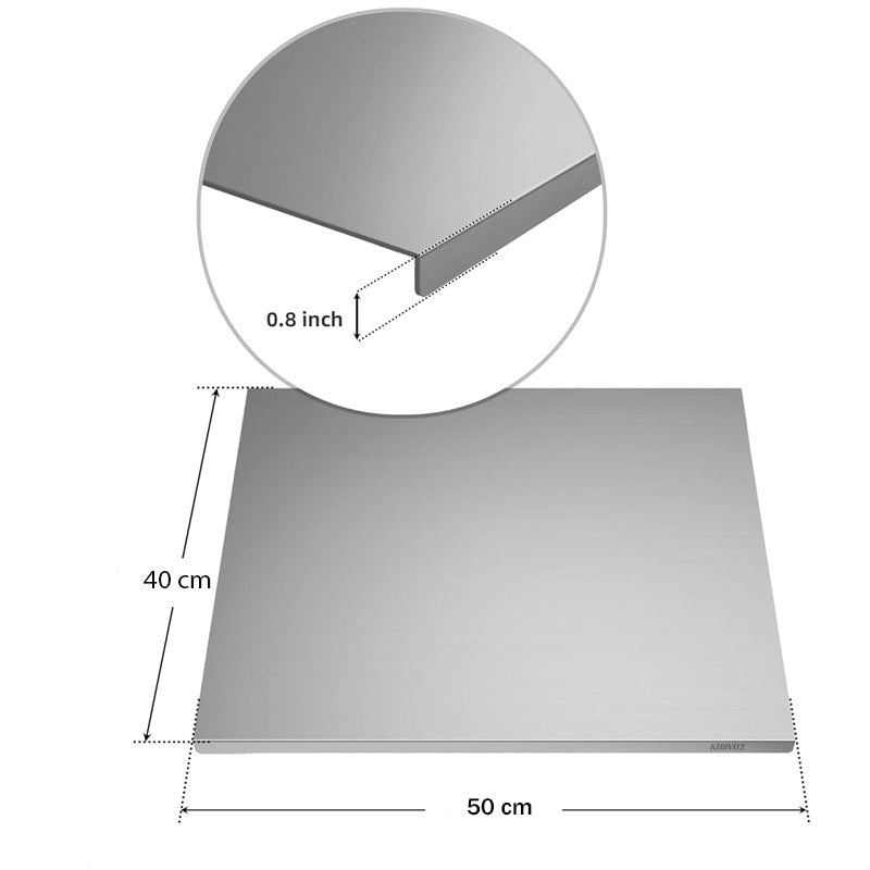 Stainless Steel Chopping Board (41x32cm)