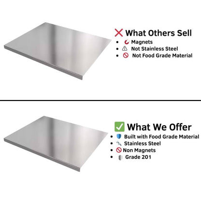 Stainless Steel Chopping Board (41x32cm)