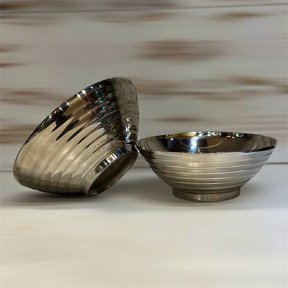 3D Bowl - Stainless Steel