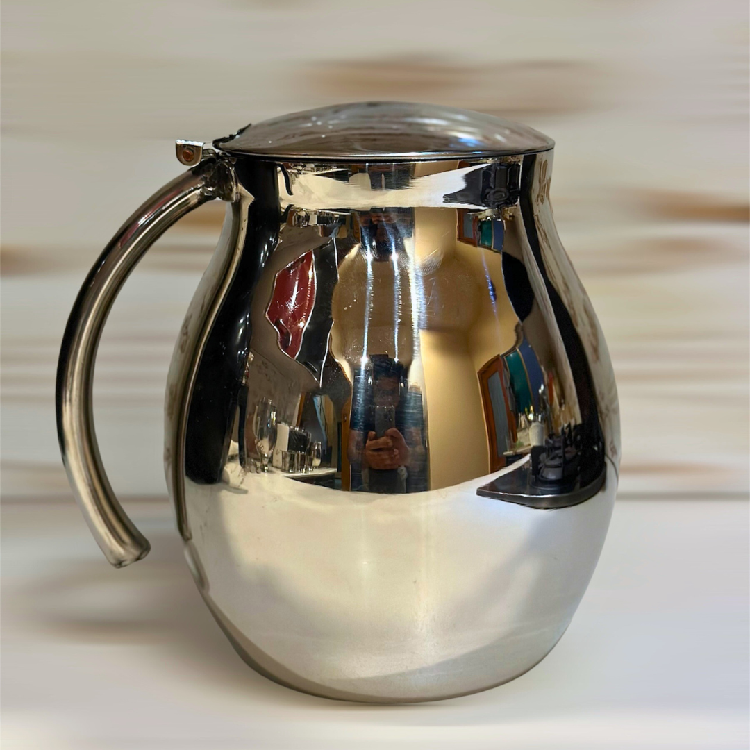 Round Reflection Jug - Stainless Steel