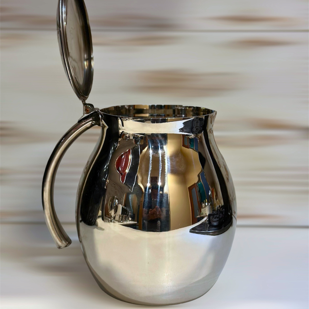 Round Reflection Jug - Stainless Steel