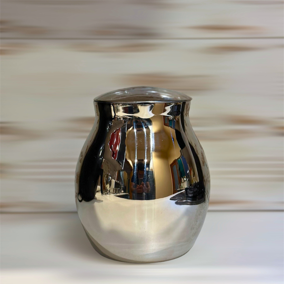 Round Reflection Jug - Stainless Steel