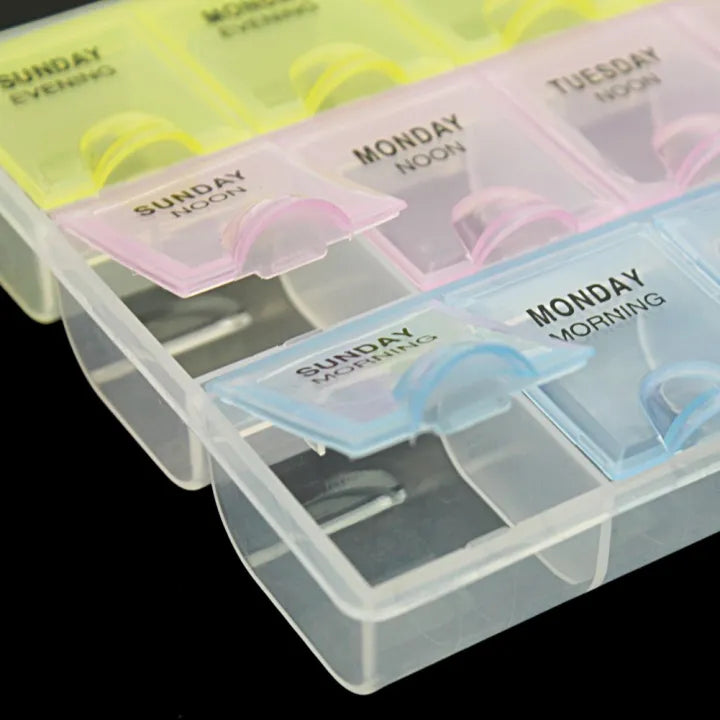 7 Day Morning / Afternoon / Night Pill Box Organizer