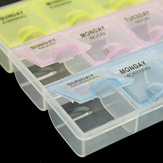7 Day Morning / Afternoon / Night Pill Box Organizer