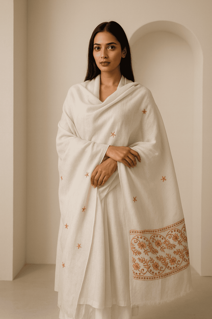 Swati Khaddi Wool Shawl - 8