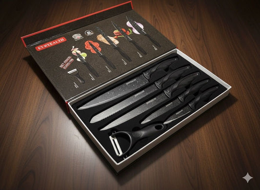 Swiss Metallic Ceramica 6 Piece Knife Set