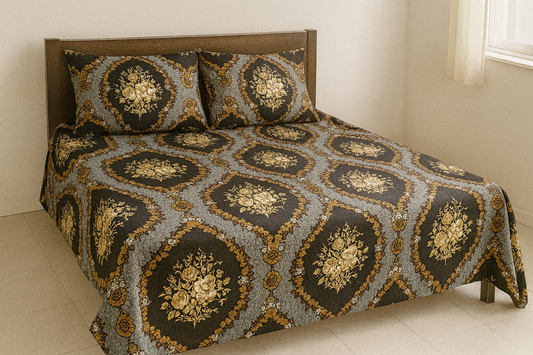 Charcoal Mist - Bedsheet
