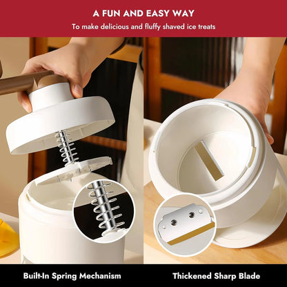 Manual Ice Crusher – Portable Ice Shaver