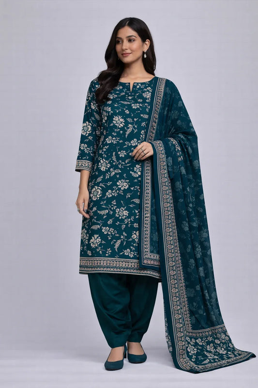 Lawn printed 3 Piece Suit - 19 - Gharaana