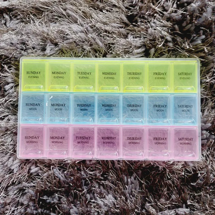 7 Day Morning / Afternoon / Night Pill Box Organizer