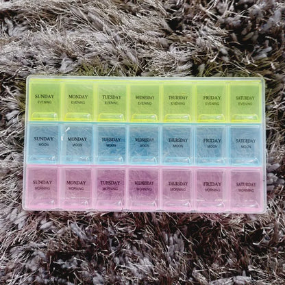 7 Day Morning / Afternoon / Night Pill Box Organizer