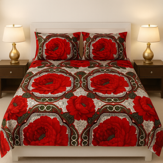 Maroon Muse - Bedsheet