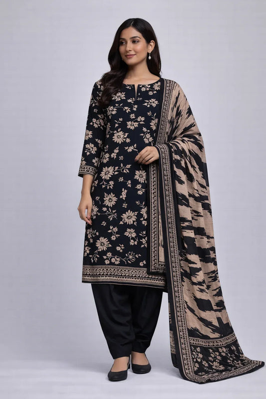 Lawn printed 3 Piece Suit - 11 - Gharaana